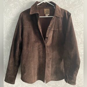 A.M.I 100% Leather Women's brown
Jacket Size Medium